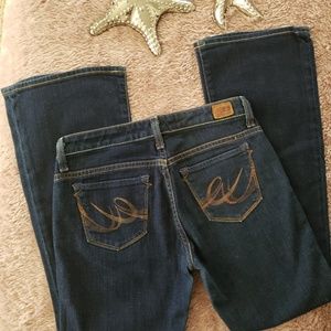 Express Dark Denim Slim Jeans
